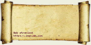 Joakim Trmčević vizit kartica